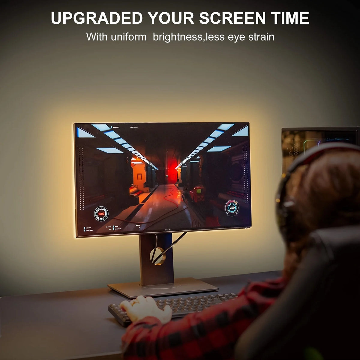 Adhesive Touch Light Strip Tape LED COB USB 5V