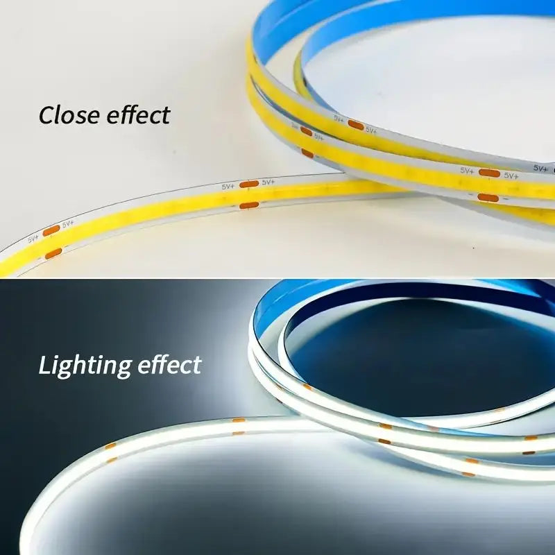 Adhesive Touch Light Strip Tape LED COB USB 5V