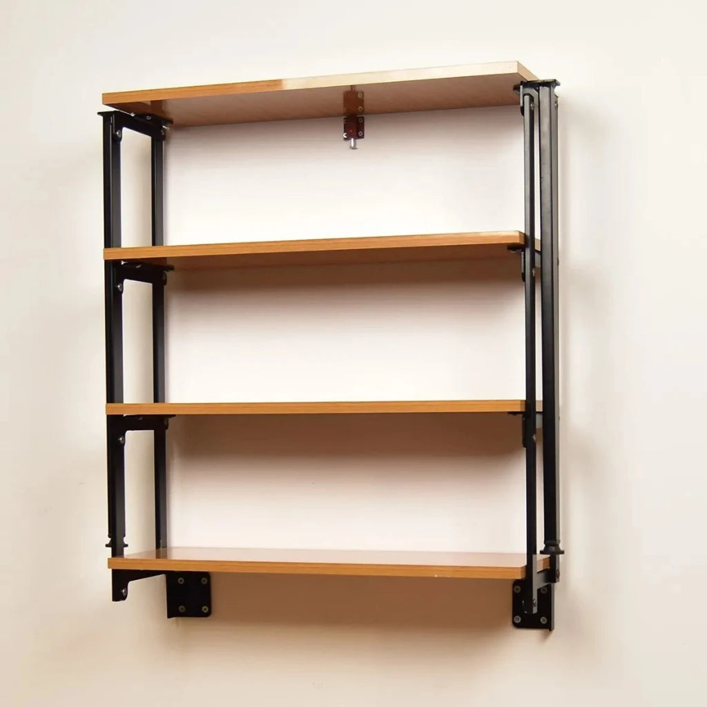 Folding Shelf Table flush on Wall