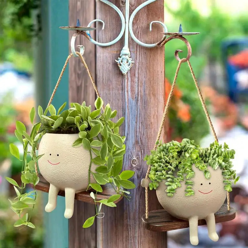 Swinging-Character-Hanging-Plant-Pots-3